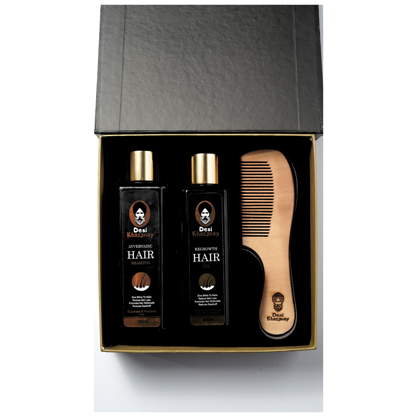 Regrowth Hair Oil and Shampoo - Desikhazanay