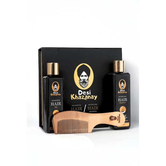 Regrowth Hair Oil and Shampoo - Desikhazanay