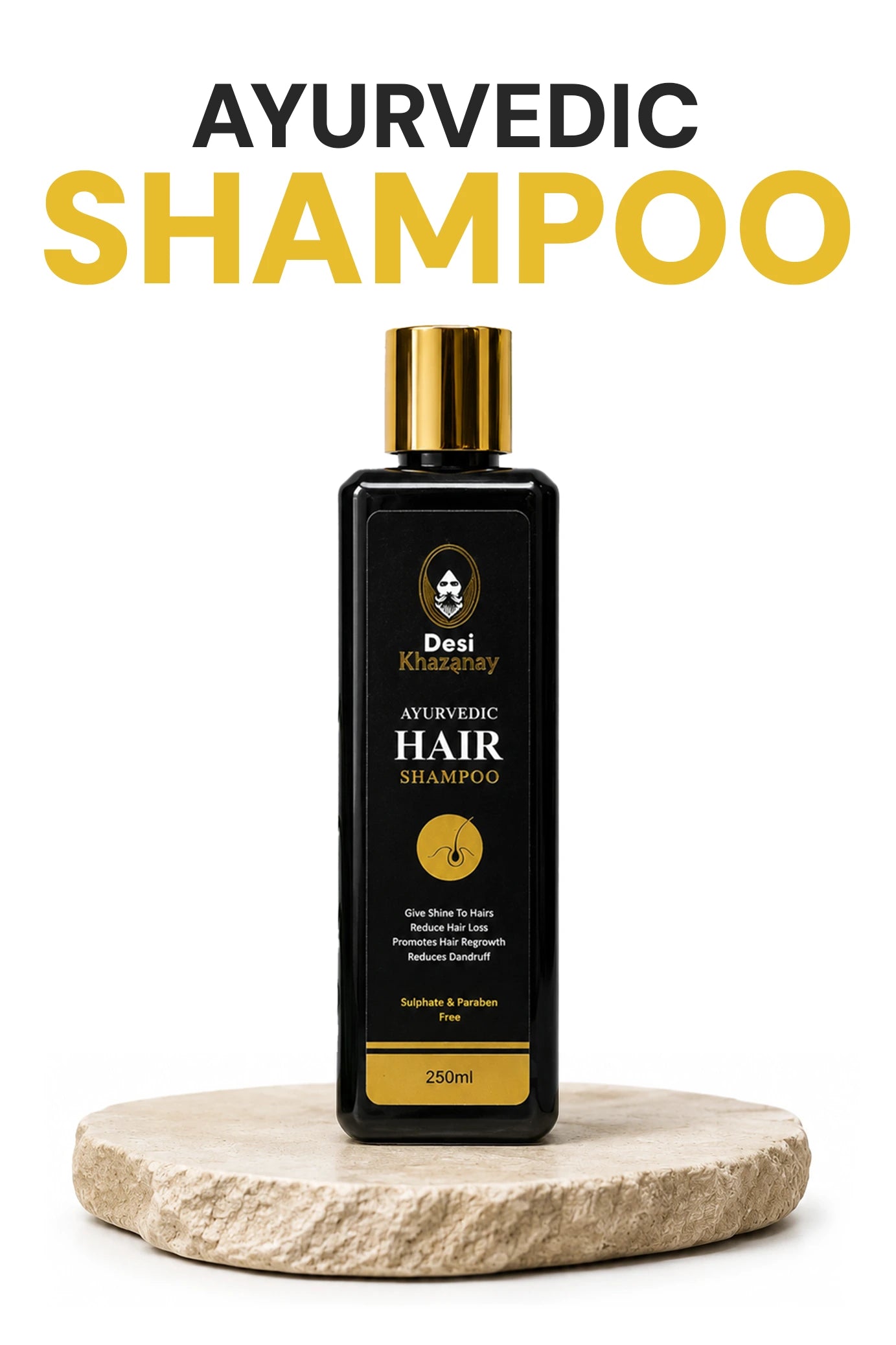 Best Anti Hair Fall Shampoo in Pakistan | Sulphate & Paraben Free - DESI KHAZANAY