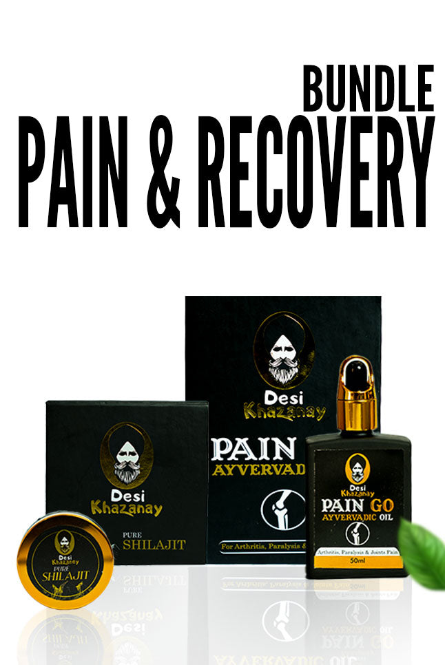 Pain & Recovery Bundle – Joint Pain Oil + Shilajit - DESI KHAZANAY